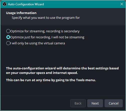 OBS Auto Configuration