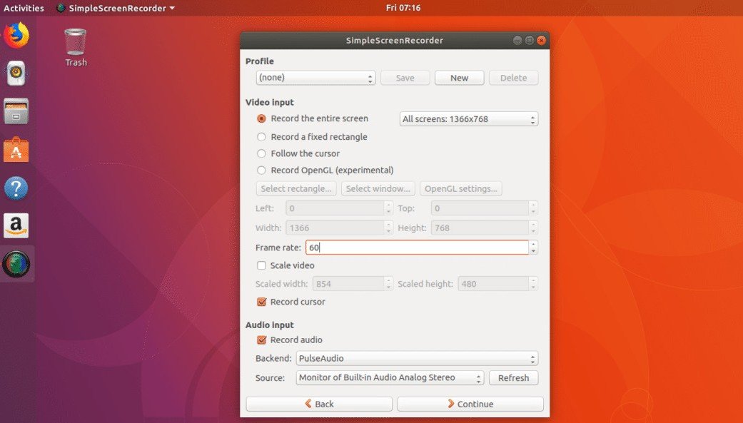 Simple Screen Recorder
