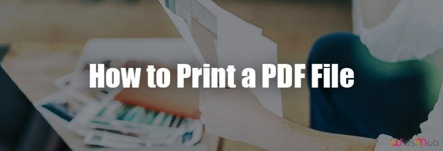 How to Print a PDF File