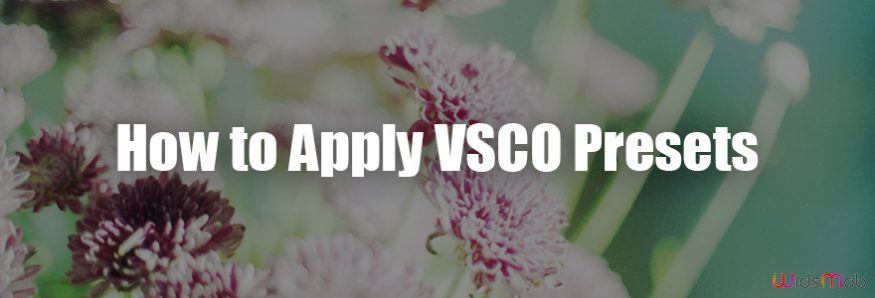 How to Apply VSCO Presets