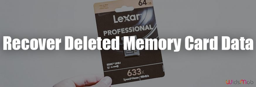 Recover Deleted Memory Card Data