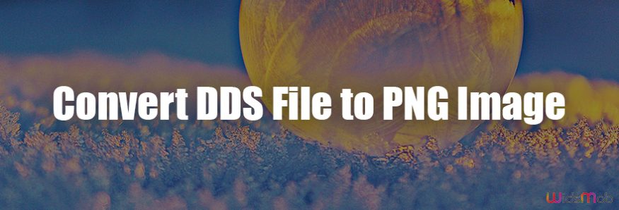 Convert DDS File to PNG Image