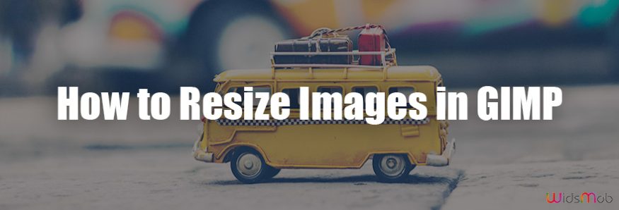 Resize Images in GIMP