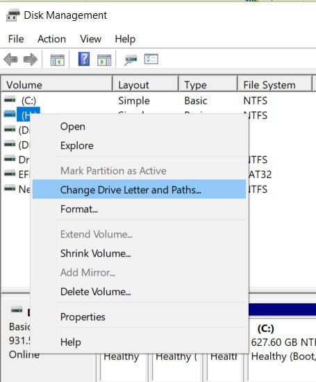 Windows Disk Management