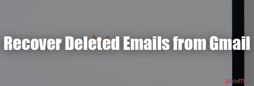 Recover Deleted Emails from Gmail