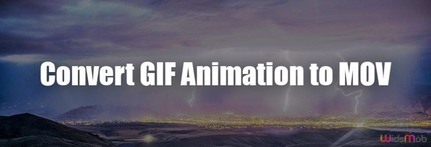 Convert GIF Animation to MOV