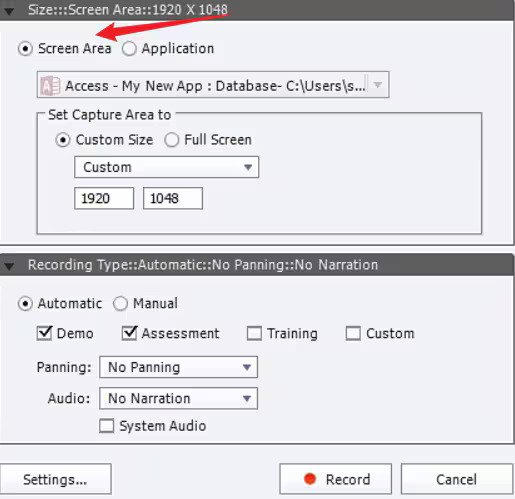 Captivate Screen